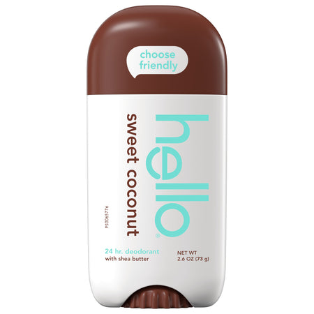 hello sweet coconut aluminum free deodorant with shea butter